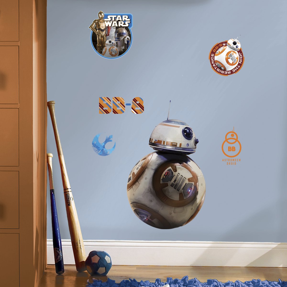 RoomMates Muurstickers - Star Wars VII BB-8 - RoomMates - Wall_stickers - Vinyl