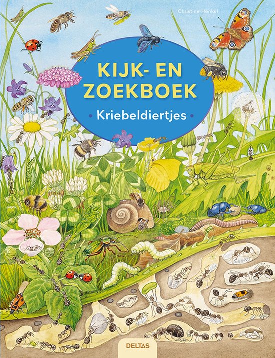 Deltas Kijk- en zoekboek Kriebeldiertjes - cover