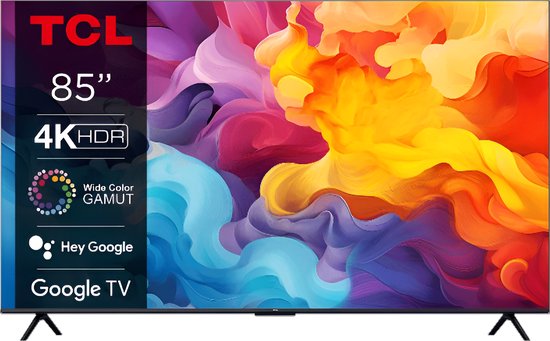 TCL 85P69B 85 | Royale Ultra HD 4K LED Smart TV | Google TV | HDR10 | 60Hz | Wifi & Bluetooth
