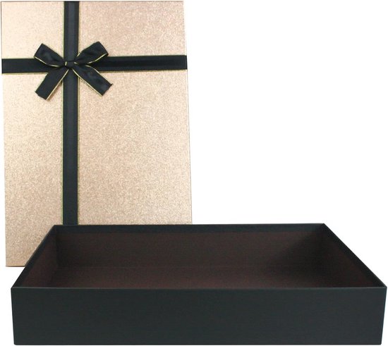 Luxe Cadeaudoos met Lint - Zwart Geschenkverpakking | Sham's Art Luxe Cadeaudoos met Lint - Zwart Geschenkverpakking | Sham's Art