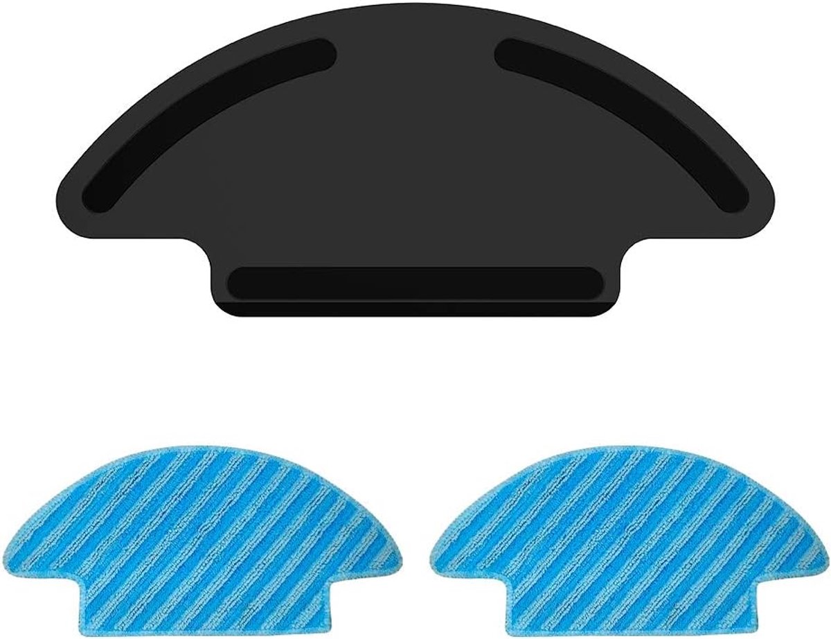 Accessoires voor Stofzuigerrobot - 2 Reinigingsdoekjes en Houder