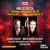 Harriet Krijgh, Nikita Boriso-Glebsky, Deutsche Staatsphilharmonie Rheinland-Pfalz, Gregor Buhl - Rozsa: Sinfonia Concertante | Rhapsody For Cello (CD)
