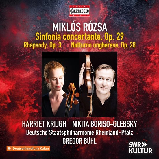 Harriet Krijgh, Nikita Boriso-Glebsky, Deutsche Staatsphilharmonie Rheinland-Pfalz, Gregor Buhl - Rozsa: Sinfonia Concertante | Rhapsody For Cello (CD)