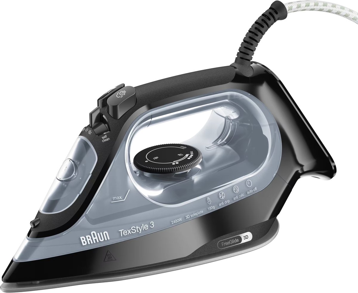 Braun Texstyle 3 SI 3055 BK - Stoomstrijkijzer