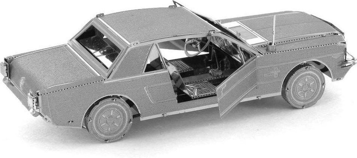Metal Earth Modelbouw 3D Ford Mustang Coupe - Metaal — afbeelding 13