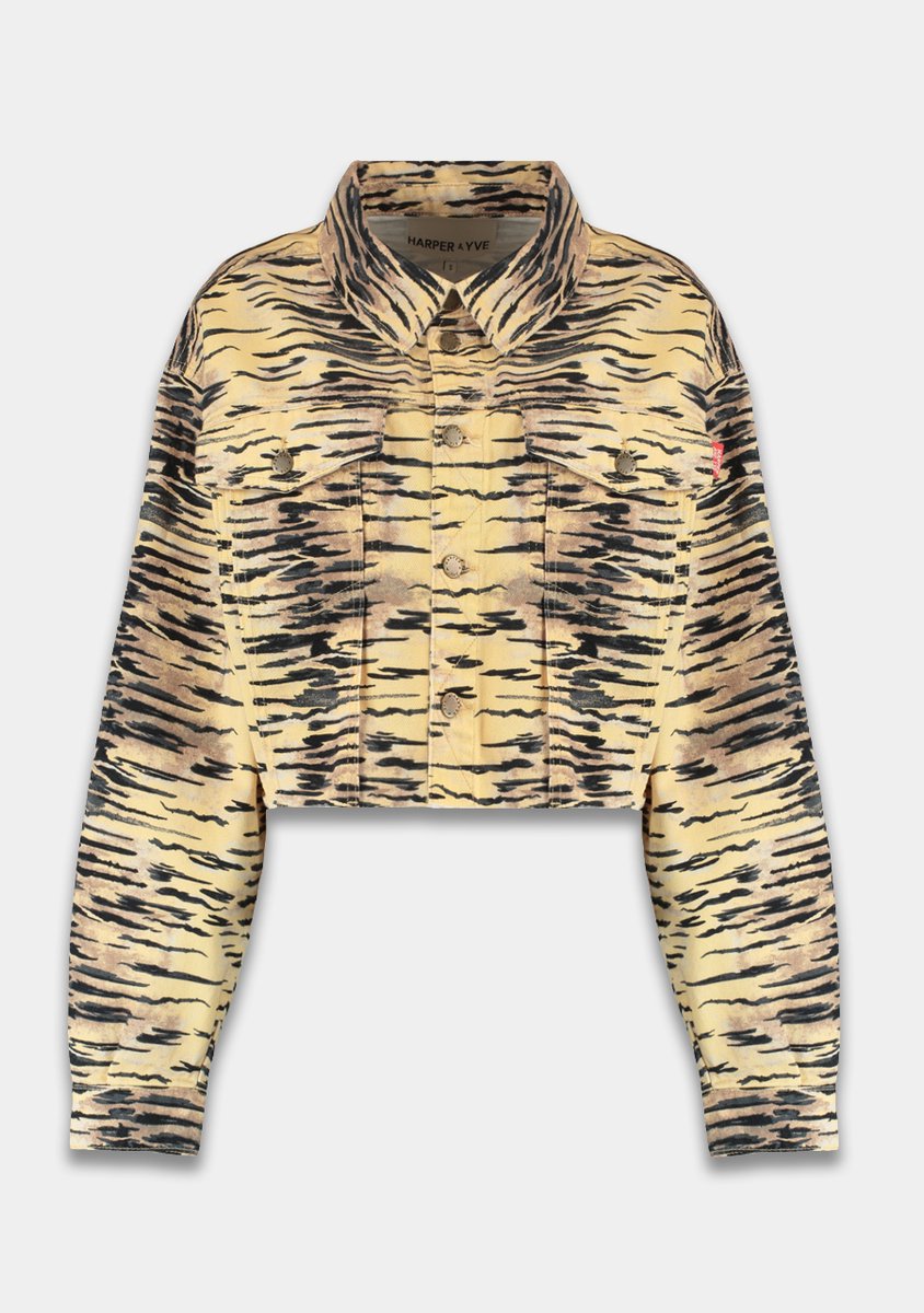 Harper & Yve Willow-ja Jassen Dames - Zomerjas - Blauw - Maat L