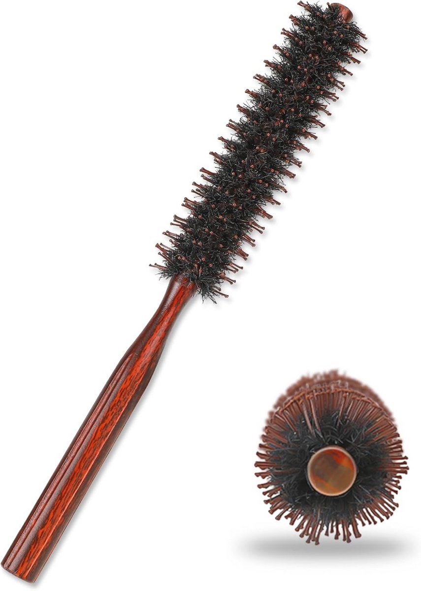Ronde föhnborstel met varkenshaar en nylon pin - ideaal voor volumiseren en stijlen