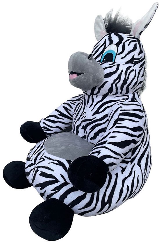New Baby - Zitzak - Pluche - Zebra - Comfortabel - Meubels - Speelgoed - Kinderen - Sofa - Zitzakken - Kindermeubilair van Flinharmon. — afbeelding 2