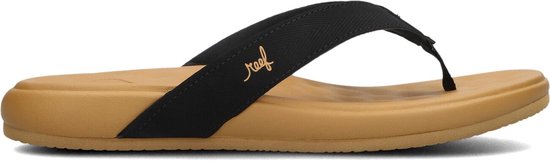 Slippers Reef CUSHION HARMONY BLACK /TAN pour femme - noir/tan
