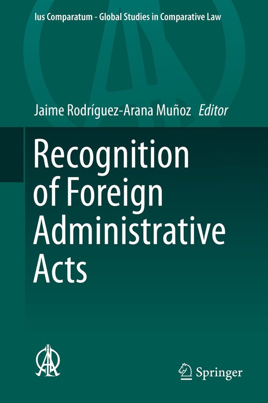 Recognition of Foreign Administrative Acts - cover