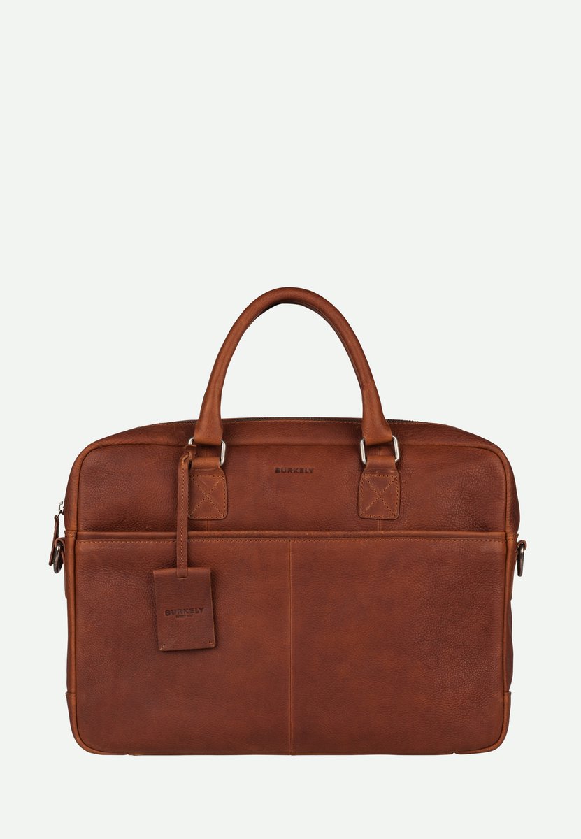 Burkely Fundamentals Antique Avery Laptopbag Uni 15.6" - Laptoptas - Volwassenen - Cognac
