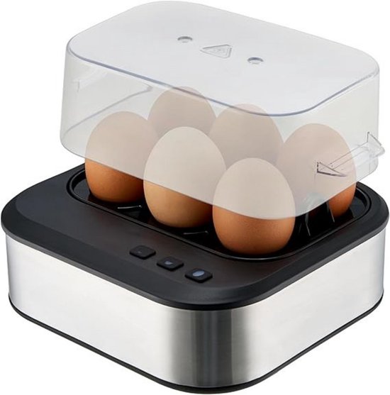6 Stuks Eierkoker Van Silicone, Eeierketel met Antiaanbaklaag
