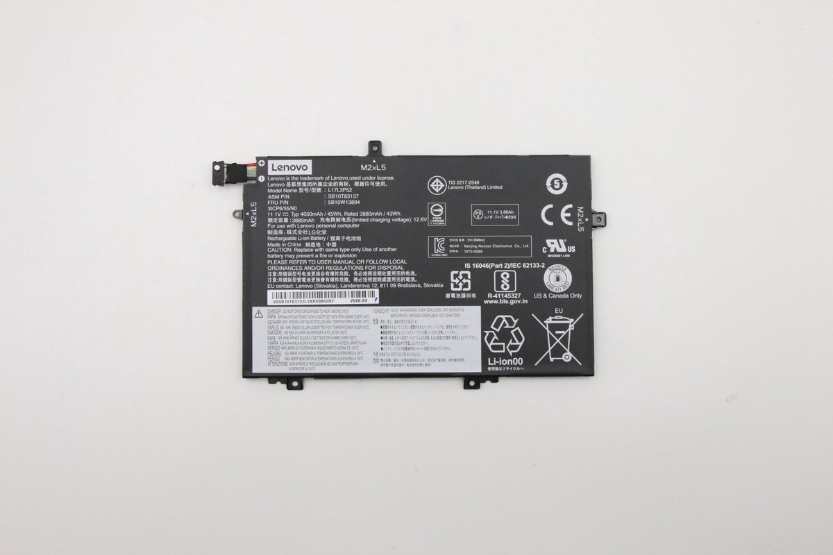 Lenovo 5B10W13894 laptop reserve-onderdeel Batterij/Accu