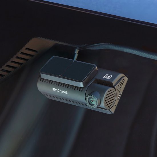 Road Angel Halo Guard Dashcam voor Auto - 2K Autocamera - Met Wifi - Looprecording - Nachtzicht - beeldstabilisatie