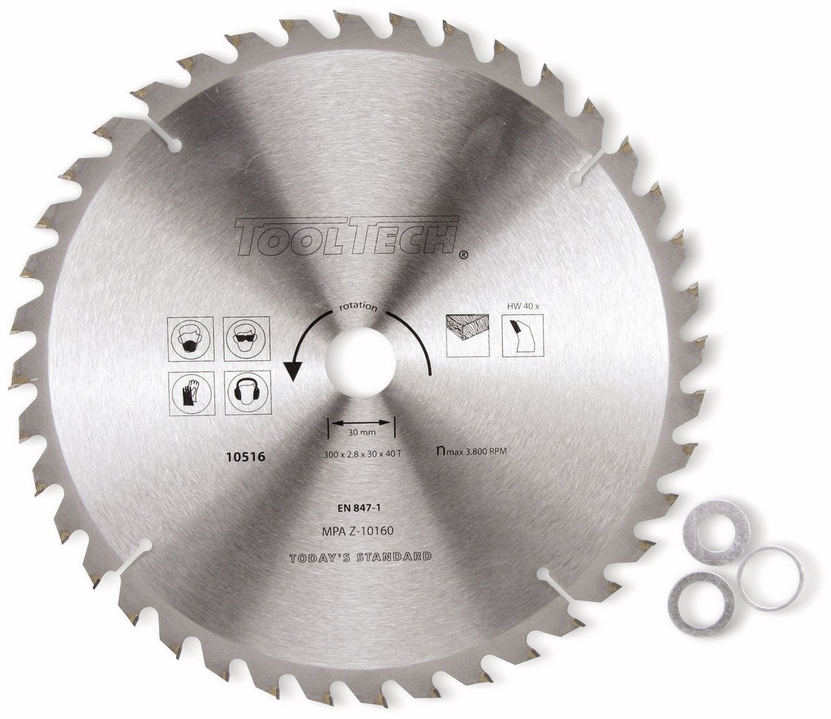 MASTERPROOF Hardmetalen cirkelzaagblad, 300 mm