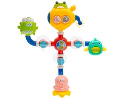 Baby Mix - Bad Speelgoed - Waterpijp Speelset - Kleurige Dieren - Interactief Speelgoed - Voor in het Bad - Baby Water Speelgoed - Activiteiten Speeltje - Badaccessoires - Peuter Speelgoed