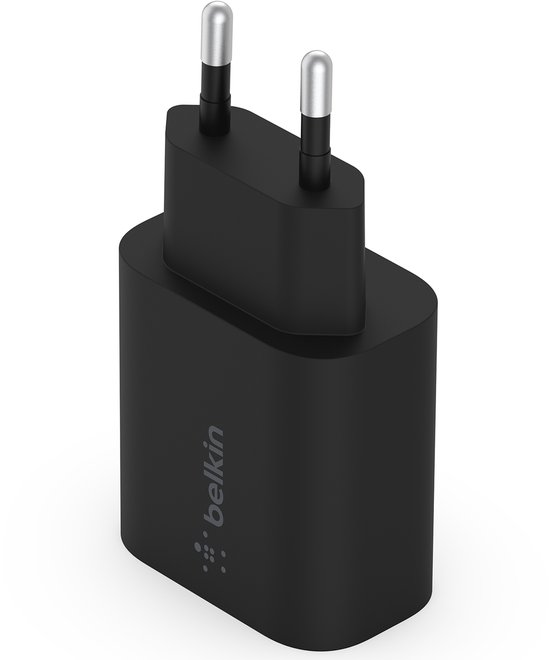 Belkin 25W USB-C Wandlader - Snellader - Zwart