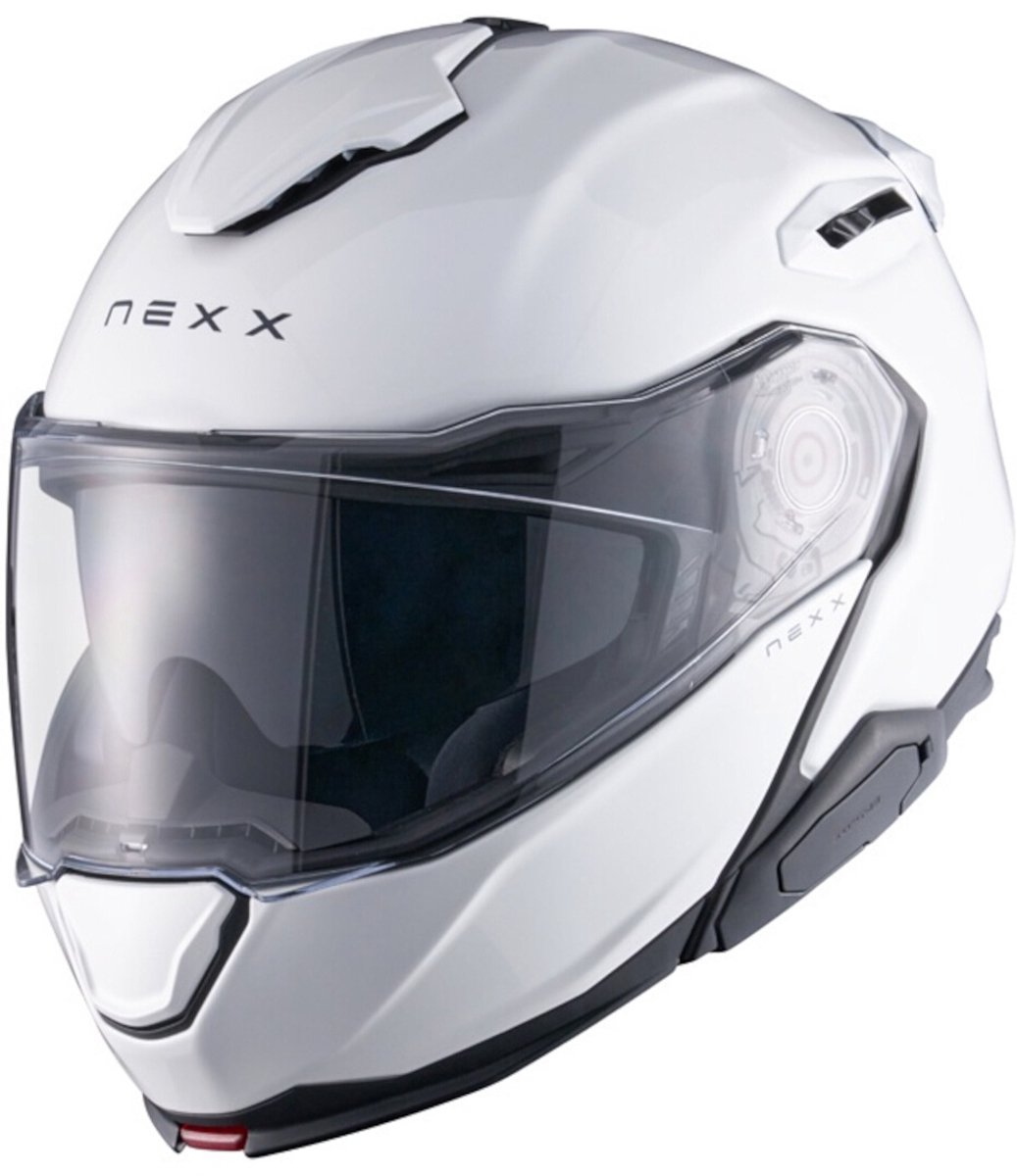 Nexx X.Lifetour Plain Wit Systeemhelm - Maat M - Helm