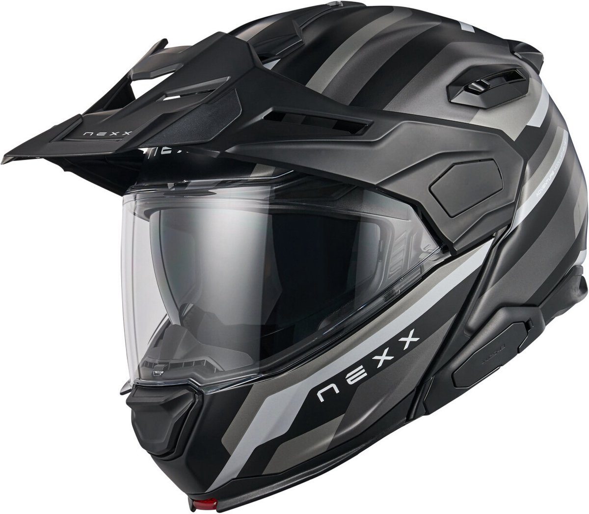 Nexx X.Lifecountry Westbound Zwart Mat Grijs Systeemhelm - Maat XXL - Helm