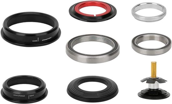 KIMISS Serie Sterzo Conica Per Bici ZS44 ZS56 - Cuscinetti In Alluminio CNC - Per Mountain Bike E Bici Elettriche