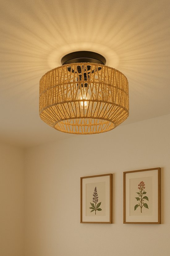 Landhuisstijl hanglamp rotan handgeweven hanglamp ronde bamboe lampenkap woonkamer slaapkamer plafondlamp retro kroonluchter eetkamer keuken hanglamp plafond lamp 45cm Landhuisstijl hanglamp rotan handgeweven hanglamp ronde bamboe lampenkap woonkamer slaapkamer plafondlamp retro kroonluchter eetkamer keuken hanglamp plafond lamp 45cm