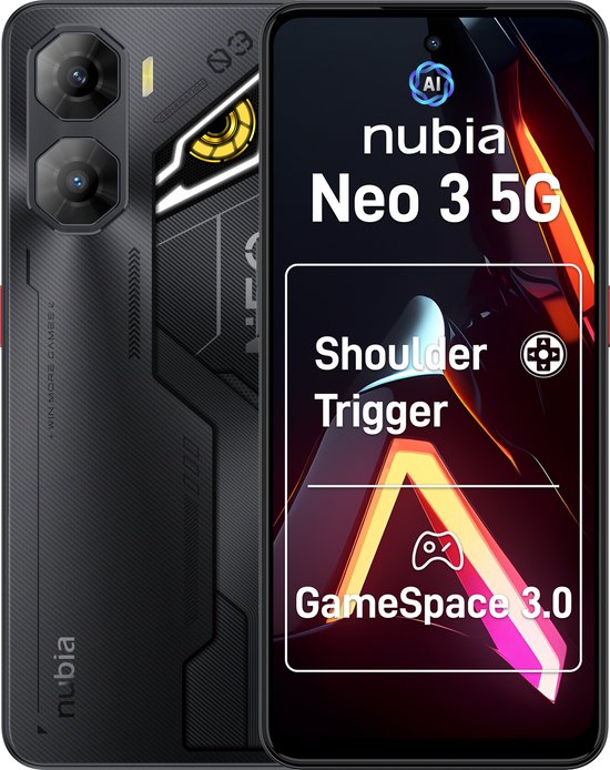 ZTE Nubia Neo 3 - 5G - 8GB/256GB - Zwart