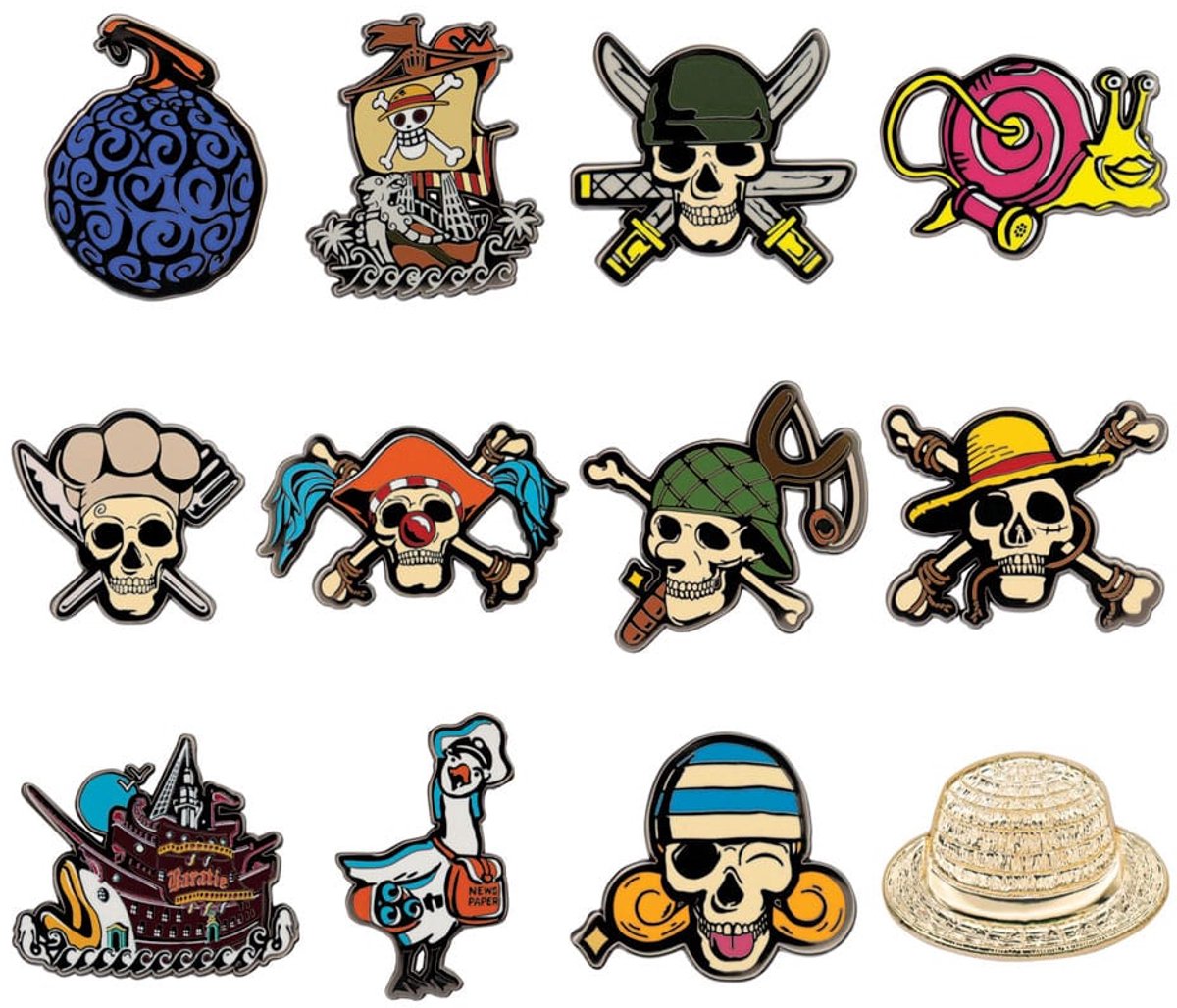 FaNaTtik FaNaTtik One Piece World Pin Badge Display Mystery Pin Badge (12) Pins & Brooches - 1 Stuks