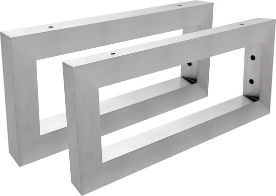 ML-Design 2er Set Wandkonsole Winkel L-Form für Waschtisch, 450x150 mm Schwarz Stahl, Design Waschtischhalterung, Wandhalterung für Waschtischplatte Waschbecken, Konsolenträger Regalträger Regalhalter