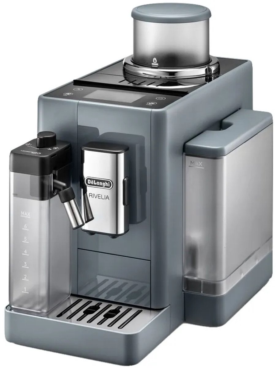 Afbeelding 2 van De'Longhi Rivelia EXAM440.55.G - Volautomatische espressomachine - Pebble Grey