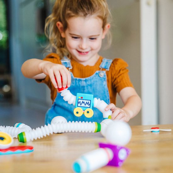 SmartMax Roboflex Plus - Magnetische Robots Bouwen - 20-Delige Bouwset met Flexibele Staven - Educatief Speelgoed voor Kleuters - Vanaf 3 Jaar