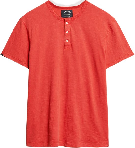 T-shirt à manches courtes Superdry Grandad Oranje L Homme