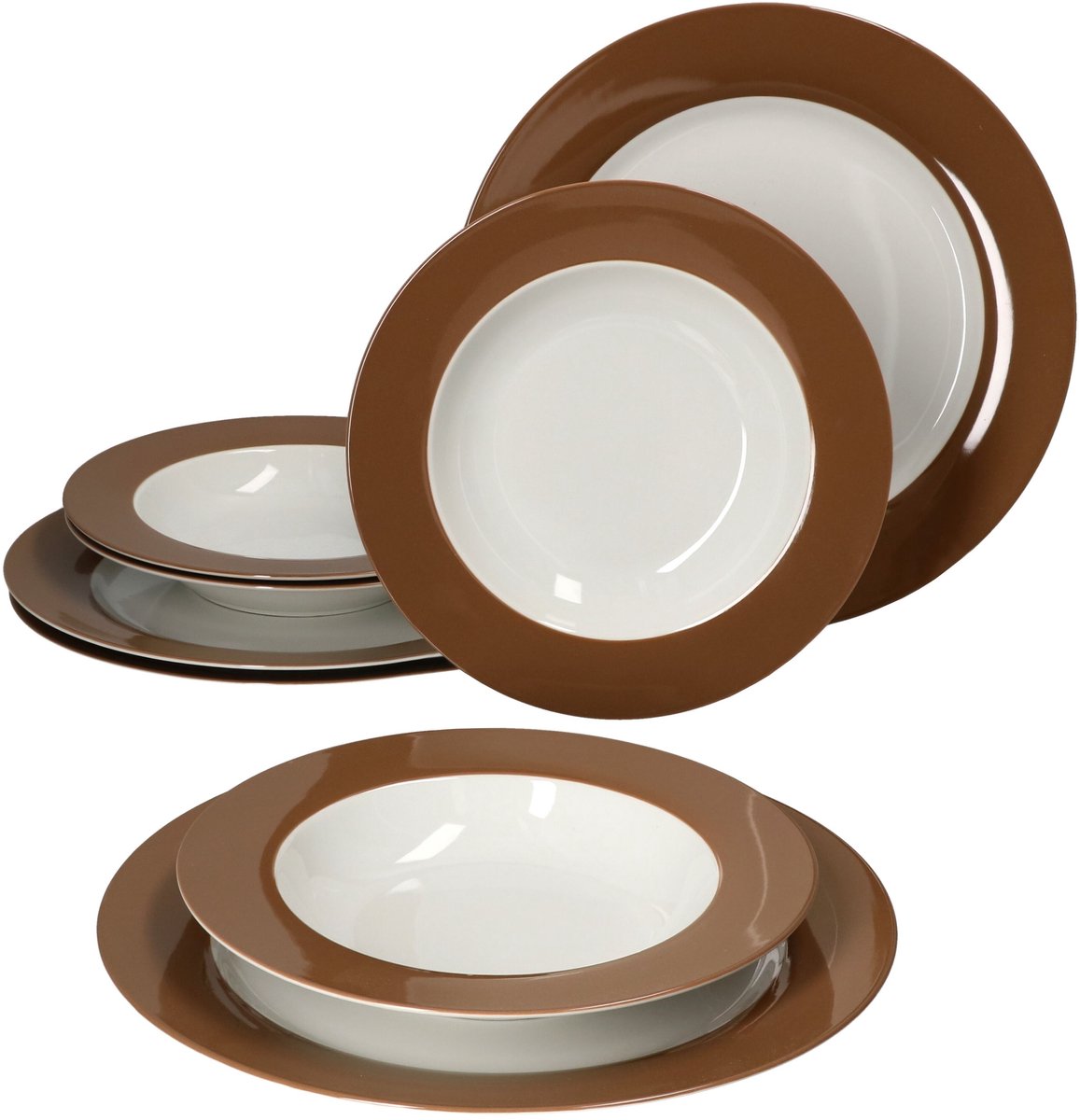 8-delig servies Nougat Doppio voor 4 personen - 4 x 545777 + 4 x 545760