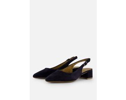 Tamaris Slingback Pumps blauw Leer - Dames - Maat 38