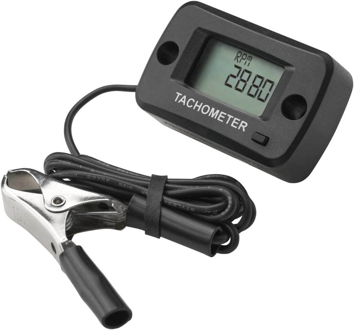 Waterdichte Digitale Toerenteller voor Motoren en Tuinmachines - Tot 25000 RPM