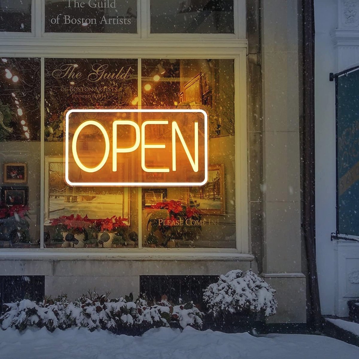 Dimbaar LED OPEN Neon Bord voor Decoratie - USB Aangedreven Lichtreclame