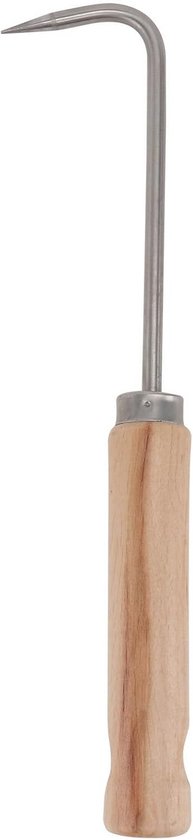 Dolibest Gazonkernbeluchter, hol tandgras beluchtingsgereedschap lange handgreep handmatige tuinbodemplugger 3-polige zware kernen beluchtingspike zachte grip met kern opbergbak en