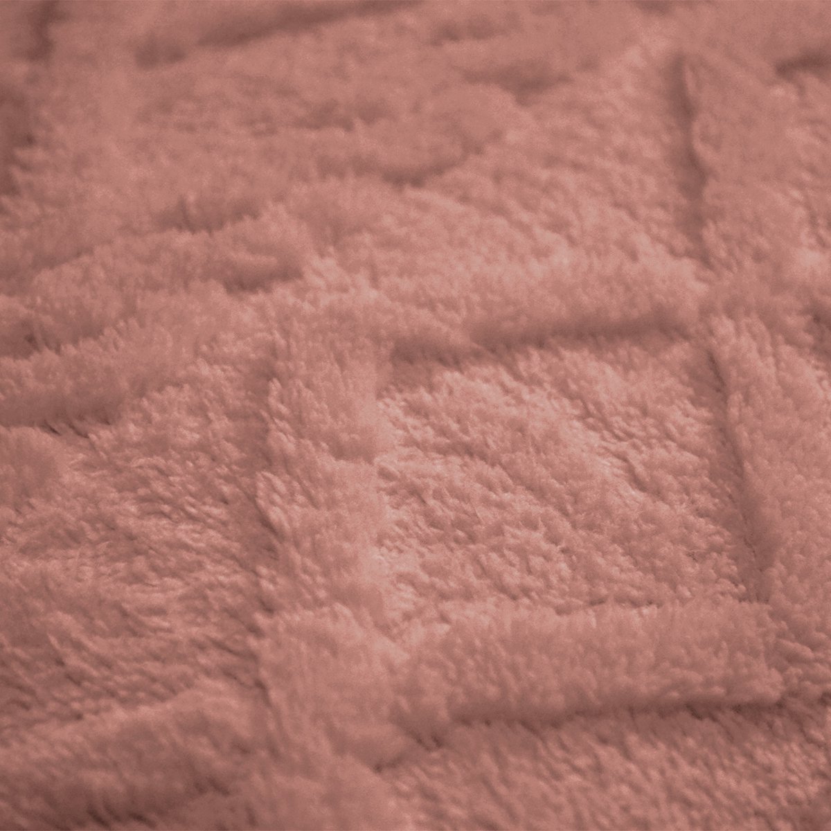Zydante Dekbedovertrek Set 140x200/220 cm - met 1 kussensloop - Jacquard Teddy Peach