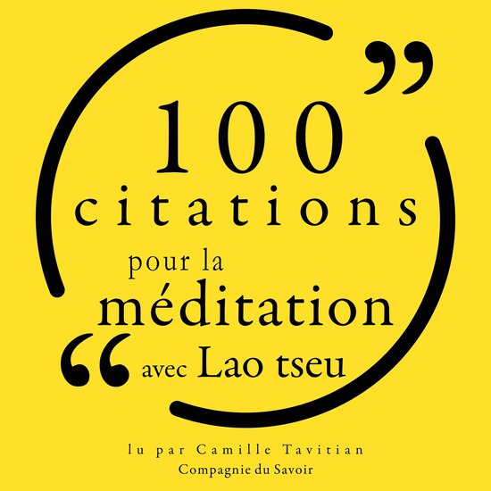 100 citations pour la méditation avec Lao Tseu - cover