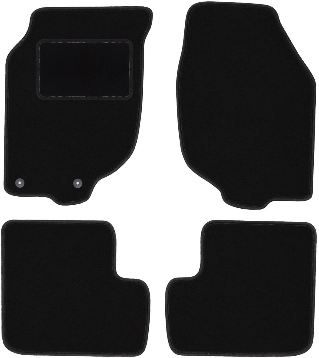 Zwarte veloursmatten voor: Rover 25 hatchback (1999-2005)