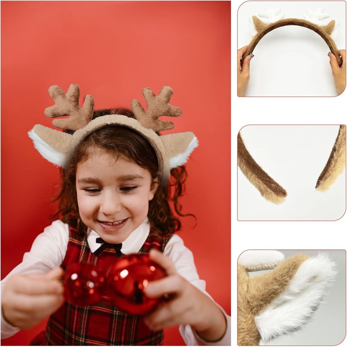 Luxe Bunny haarband met oren outfit mt M - Carnavalskleding en