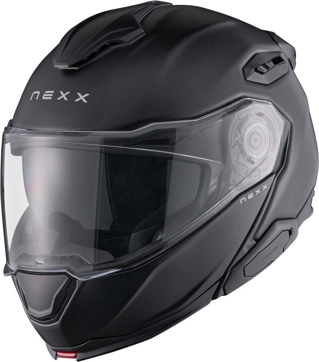 Nexx X.Lifetour Plain Mat Zwart Systeemhelm - Maat S - Helm