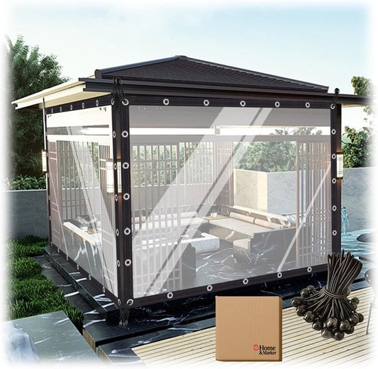 Zeildoek Zwaar, 2x2 m Waterdicht zeil, 450 g/m² Transparant zeildoek, Voor Terras, Pergola, Kas, Beschermend Dekzeil, Antivries-luifel Met Doorvoertule (Size : 1x3m Zeildoek Zwaar, 2x2 m Waterdicht zeil, 450 g/m² Transparant zeildoek, Voor Terras, Pergola, Kas, Beschermend Dekzeil, Antivries-luifel Met Doorvoertule (Size : 1x3m