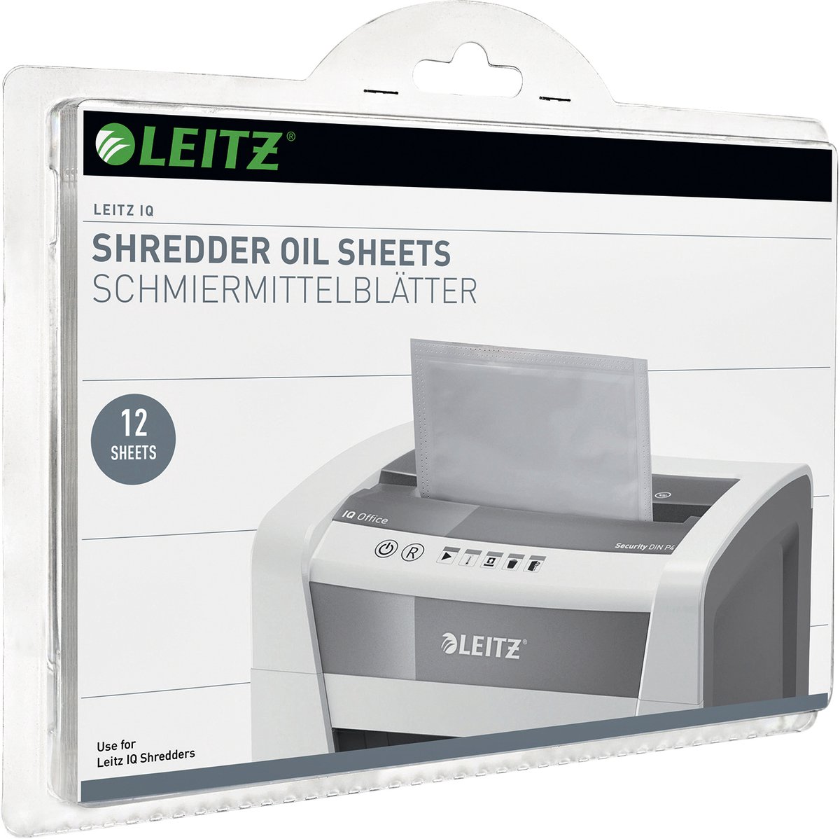 Leitz IQ Olievellen voor Papierversnipperaars - 12 Stuks