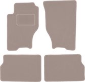 Beige veloursmatten voor: Renault Captur SUV (2013-2019)