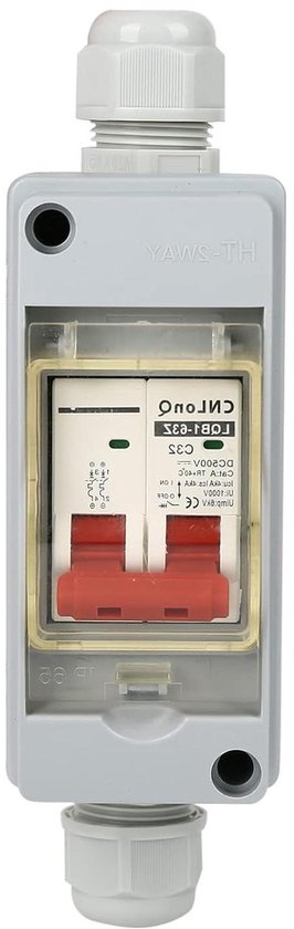 DC-stroomonderbreker MCCB 2p Fotovoltaïsch DC-circuit Breker 100A 125A 160a 200a 250a For Solar Pv System Uoohienhng