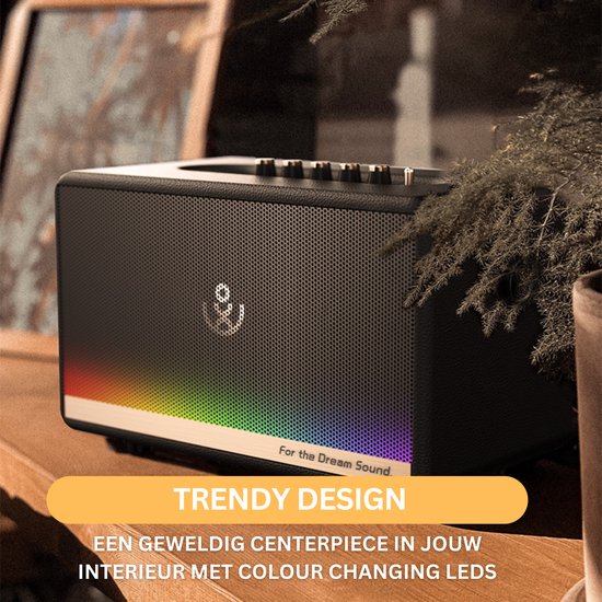 xdobo Mirage Draadloze Bluetooth Speaker 130Watt - Deep Bass - HiFi Subwoofer - Bluetooth 5.3 - Colourwave van xdobo — afbeelding 2