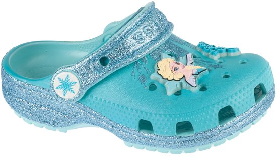 Crocs Classic Frozen Elsa Clog Kids, voor meisje, Blauw, Slippers, maat: 23/24