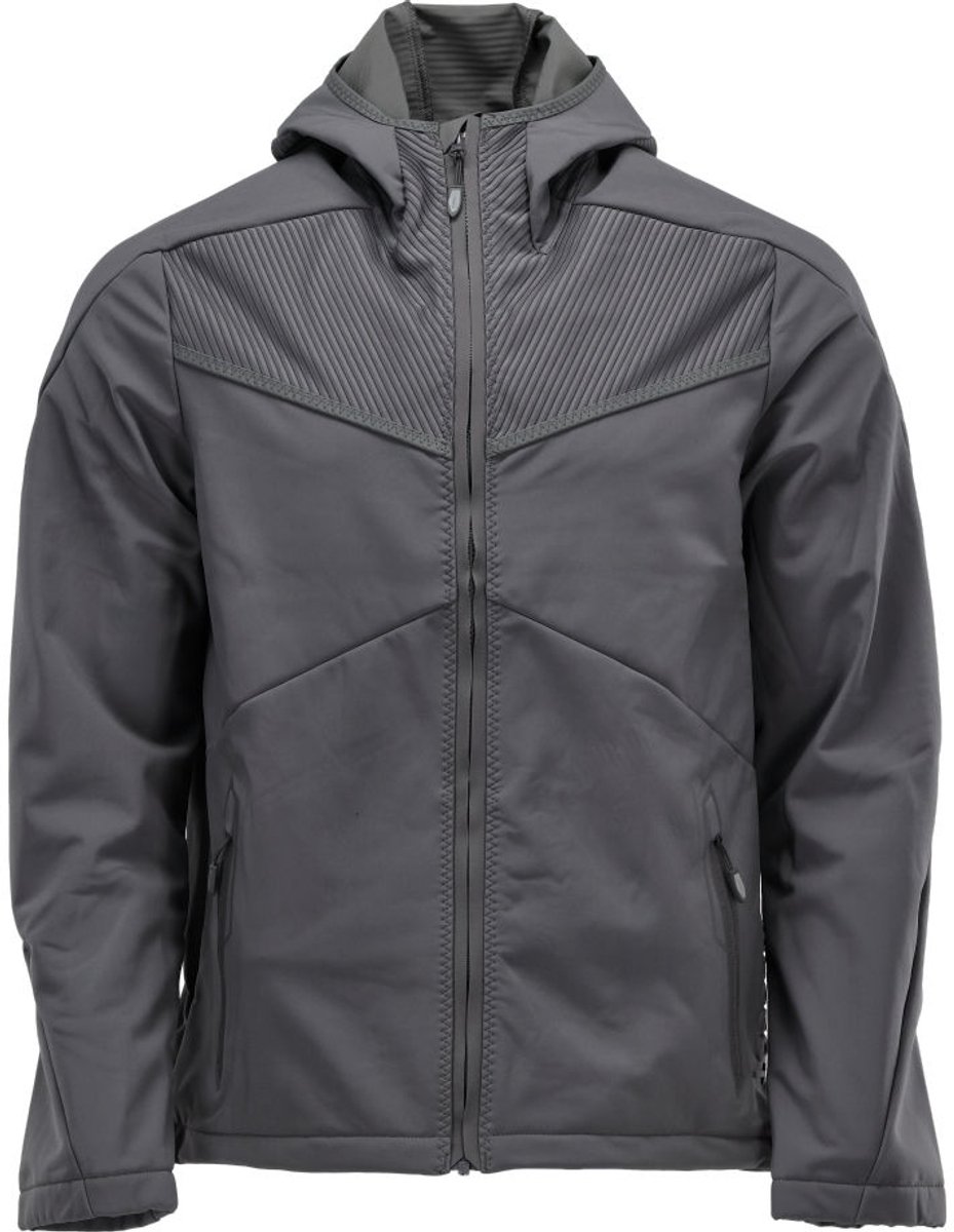 Mascot Customized Softshell jas met capuchon 22102-649 - steengrijs - S