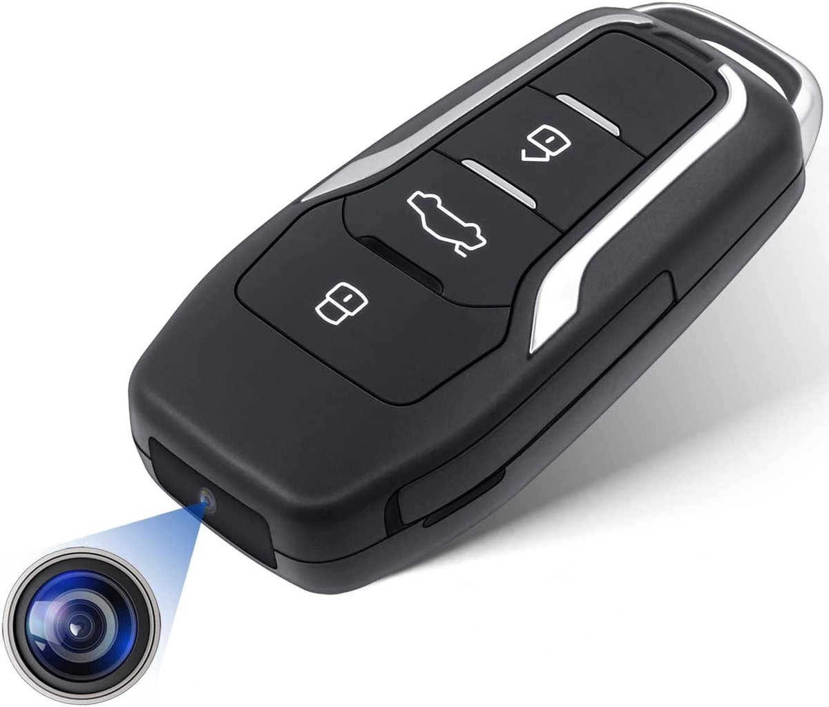 64 GB mini-camera autosleutelcamera met bewegingsdetectie - 1080p HD, draagbaar en compact