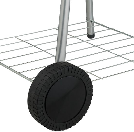kogelbarbecue Ø 53 cm - op wielen - 2 roosters - thermometer - asvanger van Merkloos — afbeelding 3